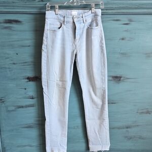LOFT Women's Light Wash Straight Leg Jeans